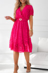 Women's V-neck Lace Hollow Dress