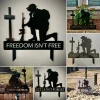 🎖️July 4th Flash Sale: 50% OFF Sitewide! 💕Handmade Memorial Metal Plaque For Soldiers