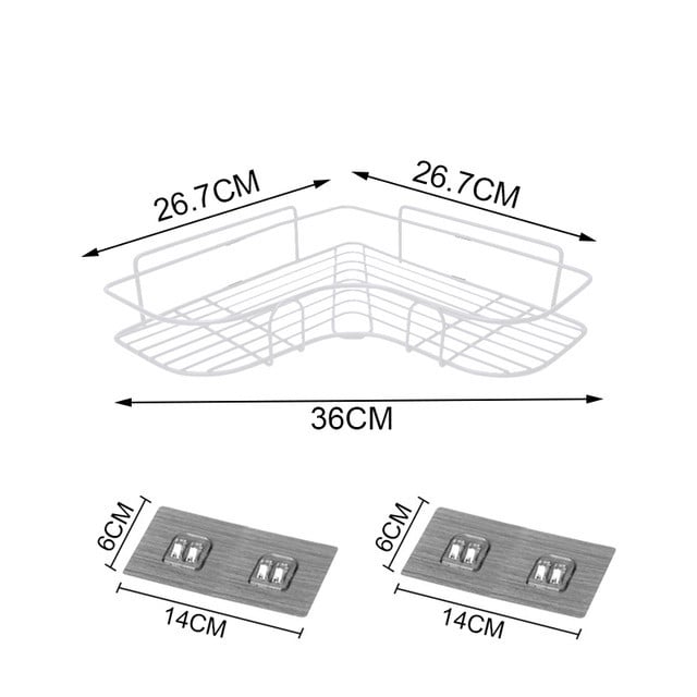 🔥Clear Stock Last Day 50% OFF🔥 - Bathroom Shelf Kitchen Organizer Shelves-🔥Buy 2 save 10%