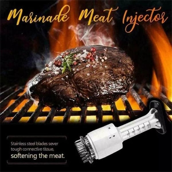 🔥Last Day Promotion 70% OFF🔥Stainless Steel Marinade Meat Injector⚡BUY 2 FREE SHIPPING
