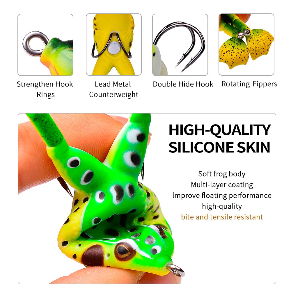 🔥Last Day 60% OFF💦Topwater Frog Fishing Lures