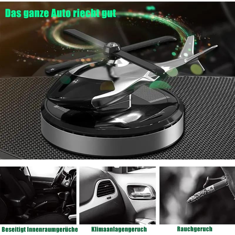 🔥Letzter Tag Verkauf 49% Rabatt🚁 Solarbetriebener rotierender Hubschrauber-Auto-Lufterfrischer