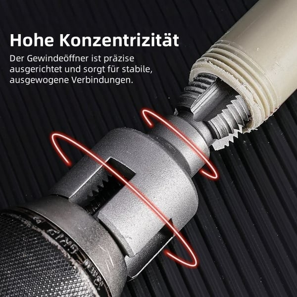 🔥Hohe Qualität- Integriertes Werkzeug zum Innen- und Außengewindeschneiden von Rohren