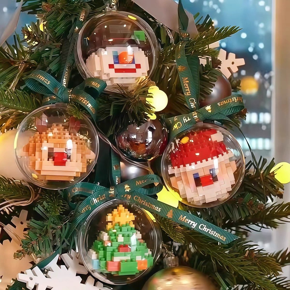 🔥Last Day 50% OFF🎄Santa Claus Design Building Blocks Toy