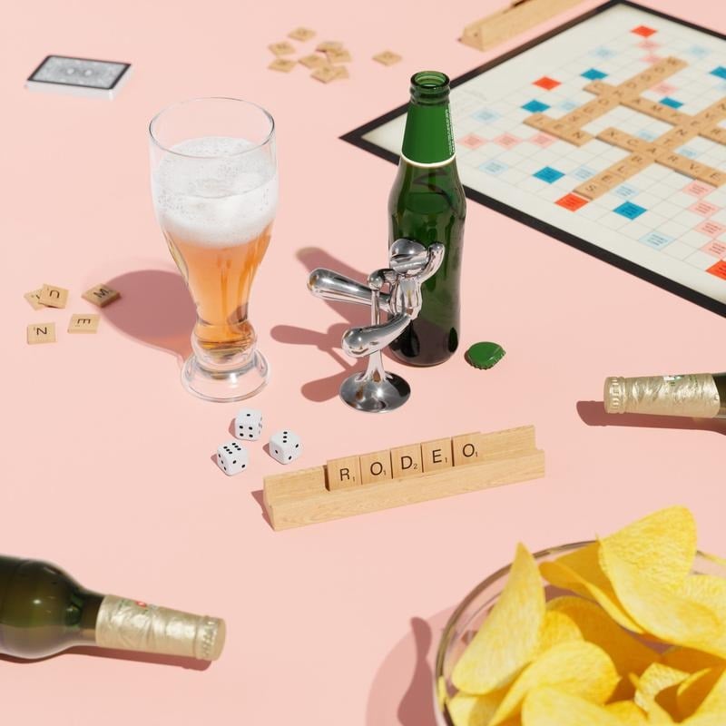 💖Hot 48% OFF🌹Interactive Cast Metal Bottle Opener with Balancing Stand – Fun Meets Function 🍻