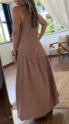 Women's U-neck Sleeveless Fishtail Casual Dress