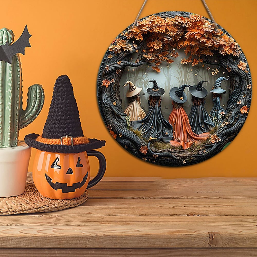 🔥2025 New Release 49% OFF - 🧙‍♀️🔮Halloween witch sign💠