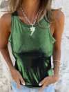 Women's Round Neck Sleeveless Casual Vest