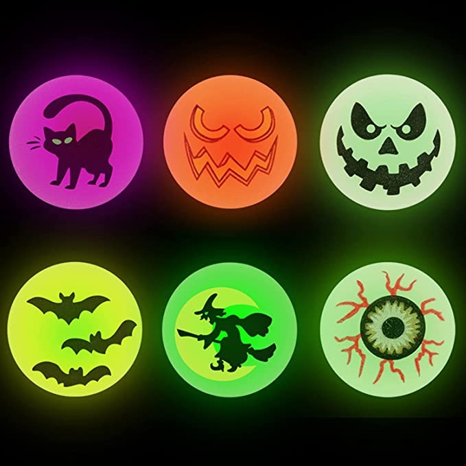 (🔥Early Halloween  Sale 49% OFF) 10 Glow in The Dark Halloween Bouncy Balls