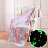 (🌲EARLY CHRISTMAS SALE - 50% OFF) 🎁Glow in The Dark Flannel Throw Blanket, BUY 2 FREE SHIPPING