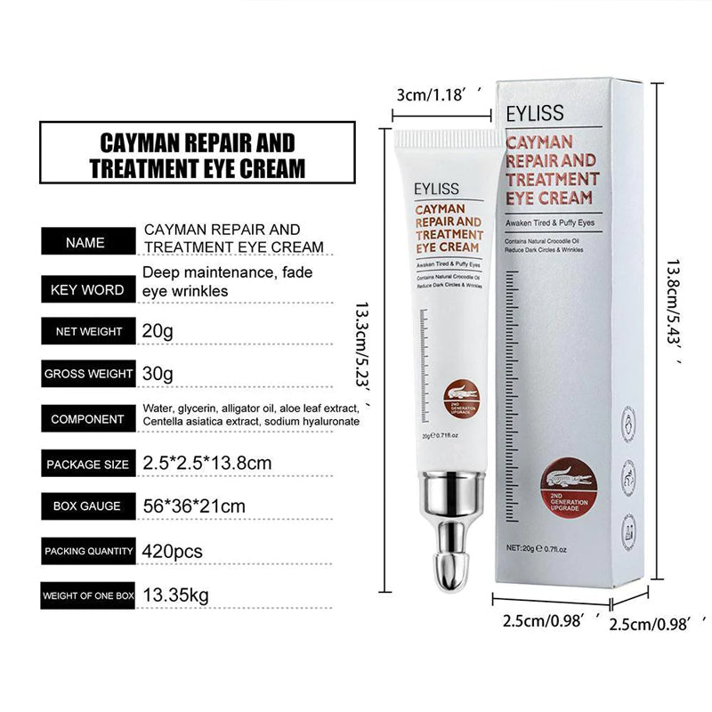 🔥2023 HOT SLAE🎁-Eyliss™ Crocodile Oil Anti-Aging Eye Cream