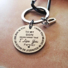 2023 Hot Sale 55% OFF⇝💓 ( Best Father Mother Gift) My Son / Daughter I Love You Forever Keychain