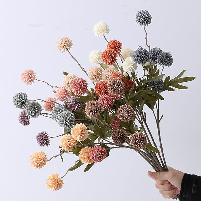 🎃Halloween Flash Sale - 50% off - 🔥Outdoor Artificial Dandelion Flowers💐✔️97.5% of customers purchased 10 or 20 bundles or more. 😍
