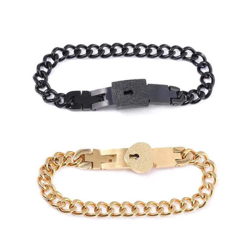 💖Valentine's Day Sale - 50%🎁Lock & Key Bracelet for Boyfriend, Girlfriend, Lover