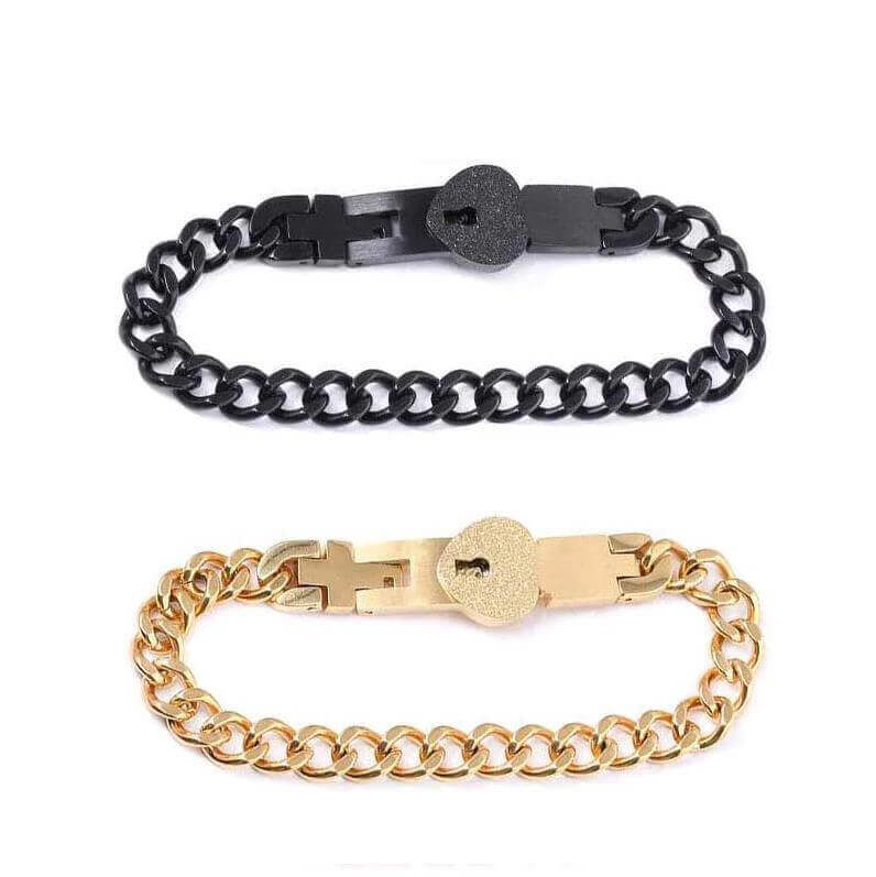 💖Valentine's Day Sale - 50%🎁Lock & Key Bracelet for Boyfriend, Girlfriend, Lover