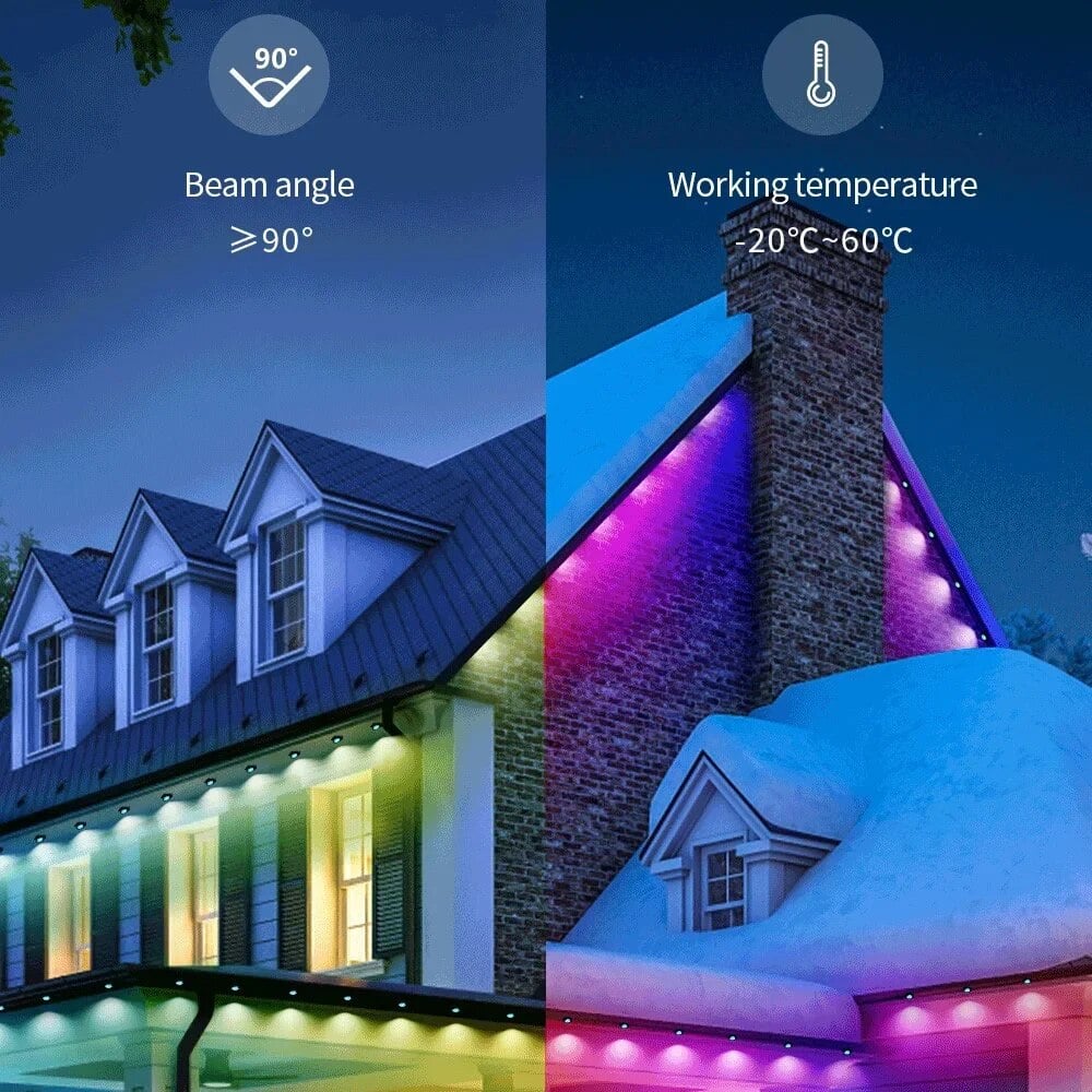 🔥Last Day Promotion - 70% OFF🎁Outdoor Waterproof WiFi Bluetooth Smart Led Strip Light