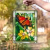 🎉Cardinal Stained Glass Window Panel