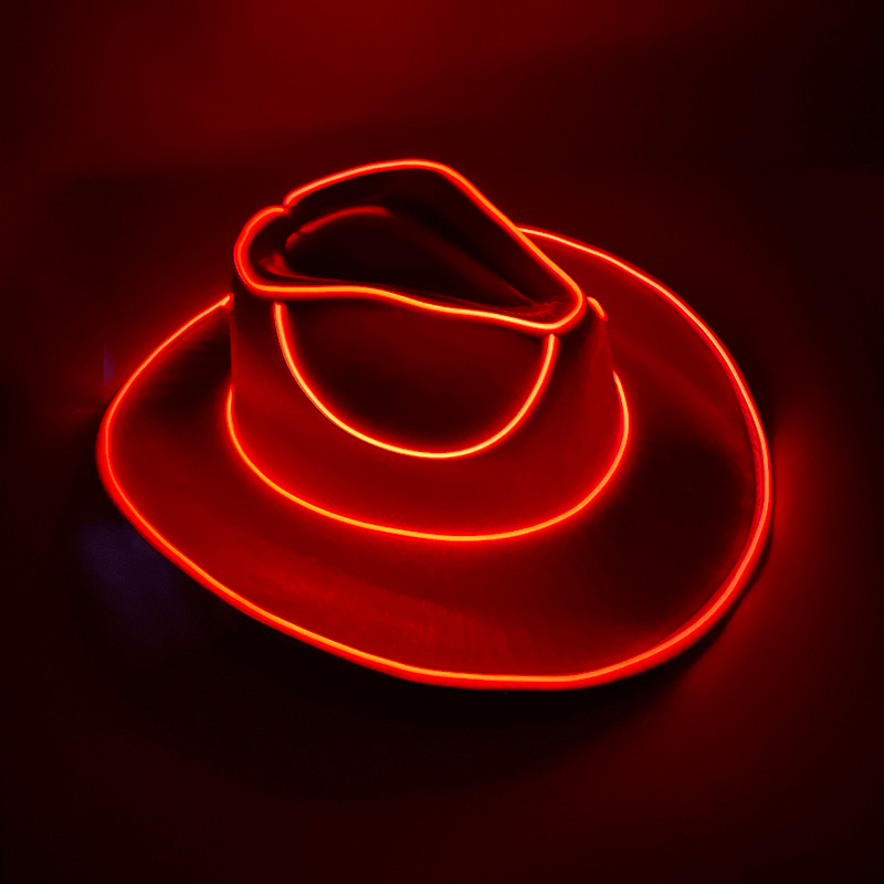 🔥Last Day Promotion 48% OFF-🤠-Cowboy Wireless LED Party Hat (Buy 2 Free Shipping)