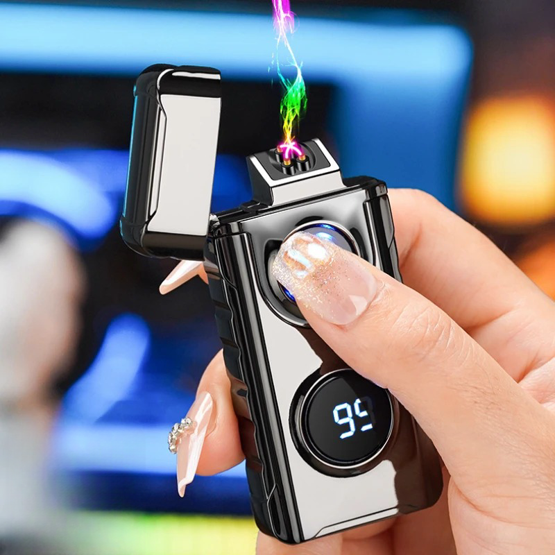 (🔥Last Day Promotion 50% OFF) Metal Multifunctional  Lighting and  USB Rechargeable Windproof Lighter