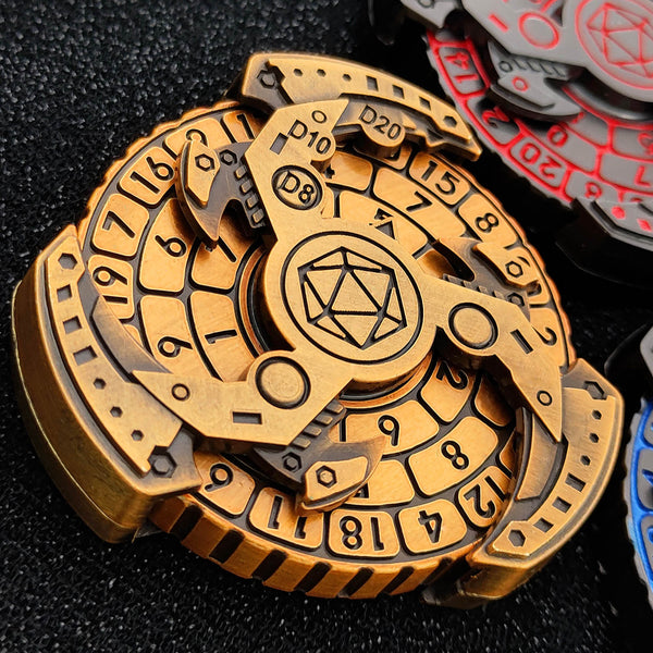 🔥🔥LAST Sale 49% OFF--Dungeons and Dragons Metal Dice Spinner（BUY 2 FREE SHIPPING)