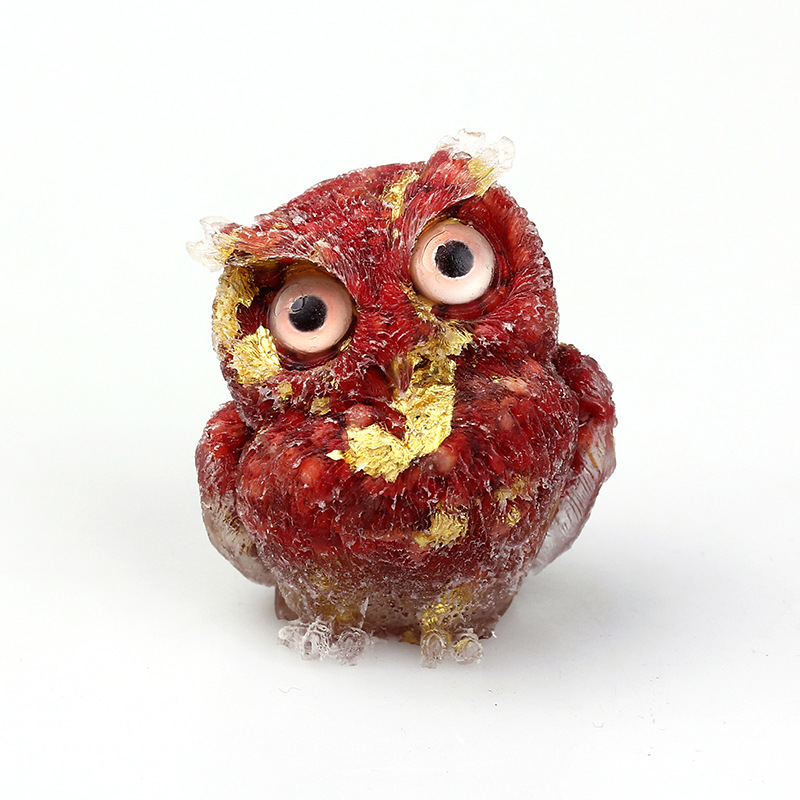 (🔥Last day promotion-49% OFF)Natural Crystal Gemstone Owl-BUY 6 GET EXTRA 25% OFF NOW