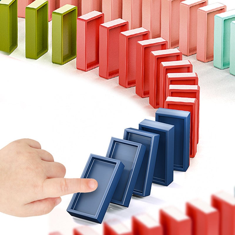 🔥Last Day Promotion - 70% OFF🎁Domino Train Blocks Set