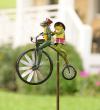 Mother's Day Limited Time Sale 70% OFF💓Frogs on a Vintage Bicycle Metal Wind Spinner