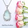 Lucky Rose Opal Necklace