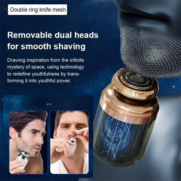 🔥Last Day Sale 70% OFF🏆️2 in 1 Mini Portable Electric Shaver