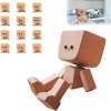 LAST DAY 49% OFF🔥Charming Little Wooden Figure That Sways with 12PCS Magnetic Expressions