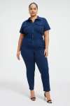 🔥Last Day 49% OFF - Fashion Denim Jumpsuit