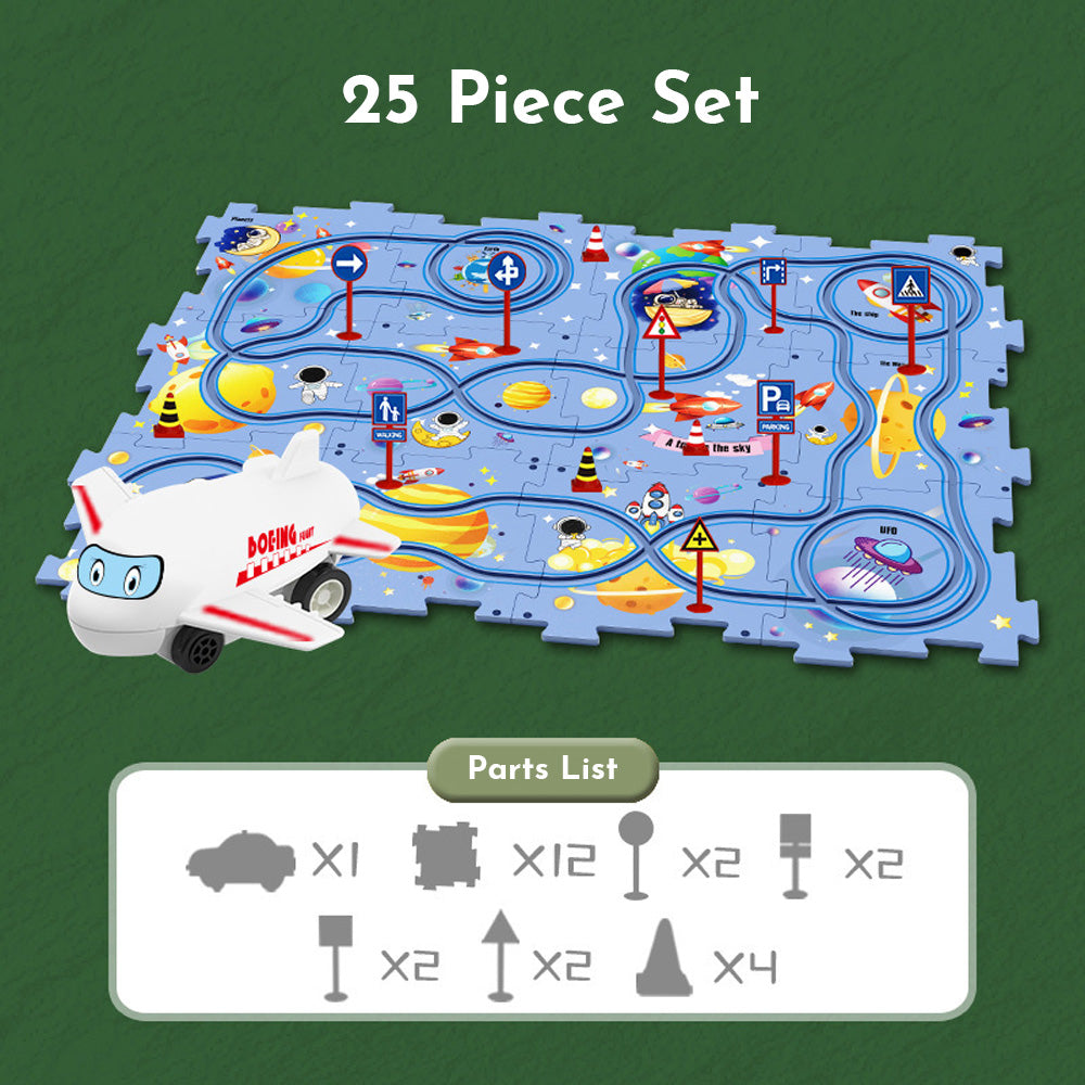 🔥Last Day Promotion 50% OFF🔥PuzzleRacer™ Kids Car Track Set