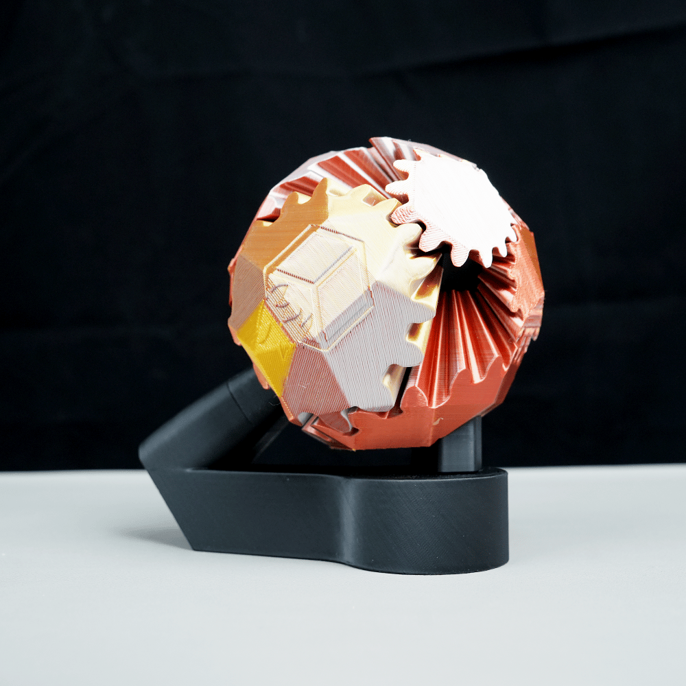 🔥Last Day Promotion 50% OFF🔥3D Printed Electric Rotating Gear Ball