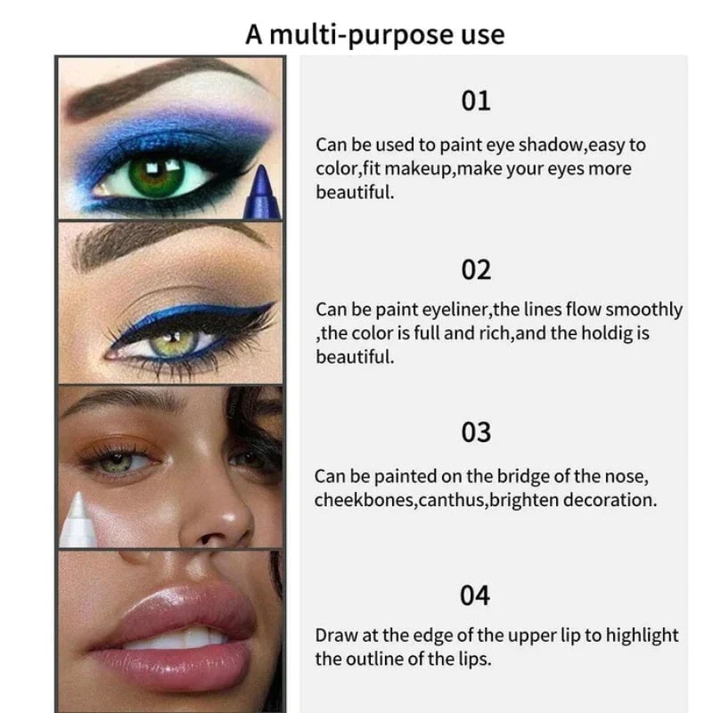 ⏰LAST DAY SALE 50% OFF💥14 Colors Waterproof Pearlescent Eyeliner