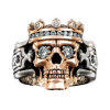 (🎅Hot Sale -SAVE 49% OFF) Guardian Skull King Sterling Silver Ring - BUY 2 FREE SHIPPING