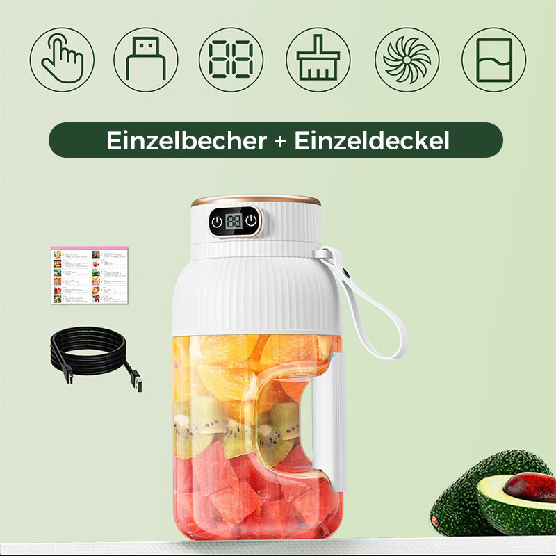💥Letzter Tag 49% Rabatt❄️Tragbare Saftpresse‑Tasse mit Display