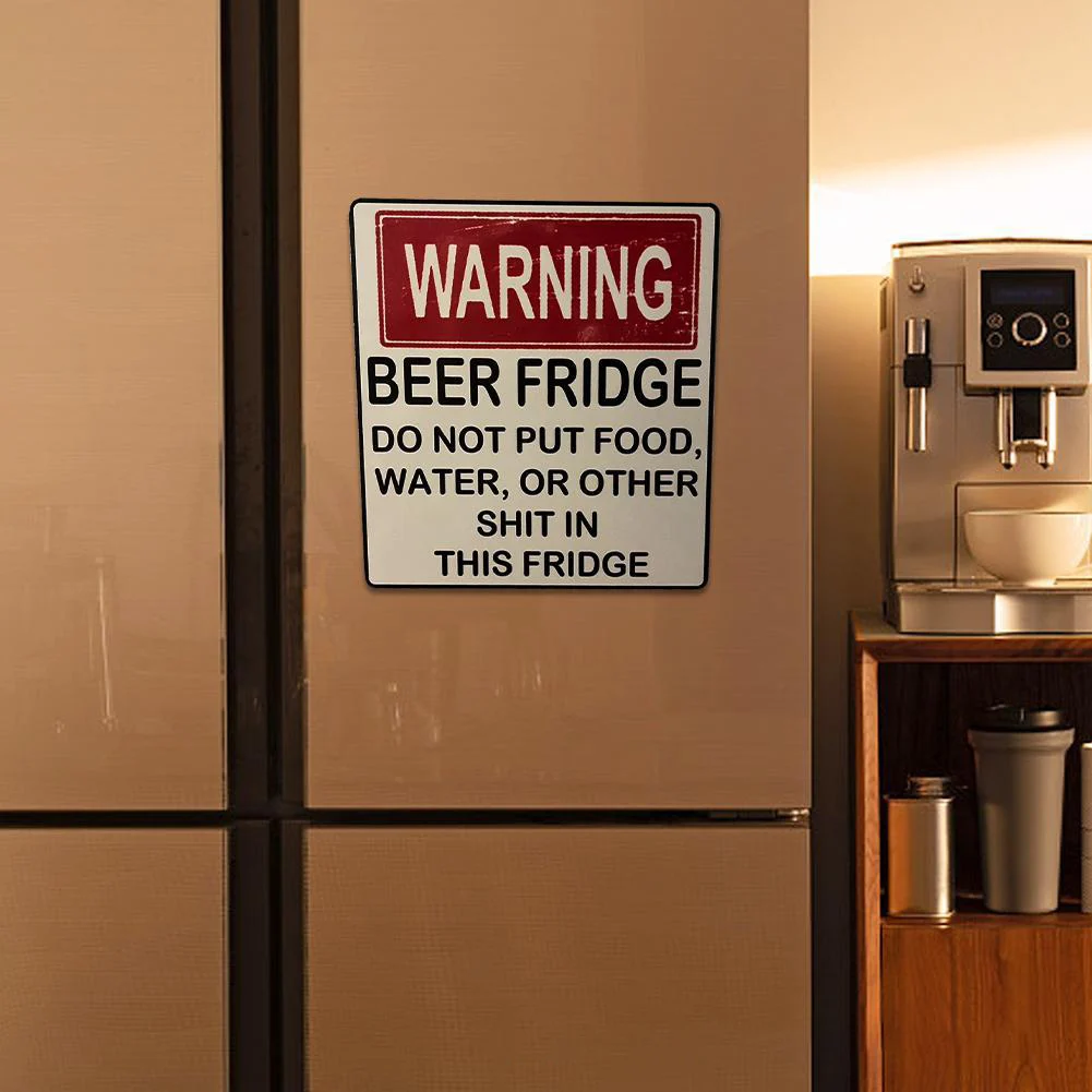 🍺Funny Beer Fridge Magnet Sticker Sign (BUY 2 GET 1 FREE)