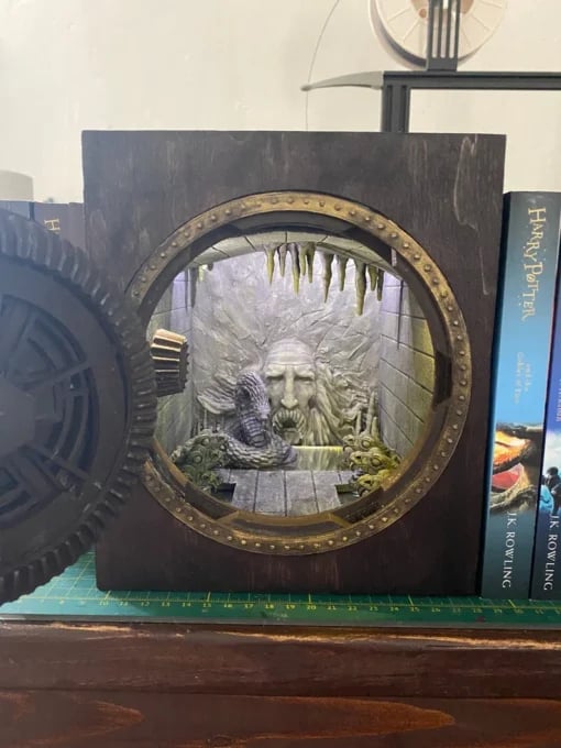 🎁TikTok Last Day Sale - 70% OFF🔥Harry Potter Chamber of Secrets Magic Book nook library decor