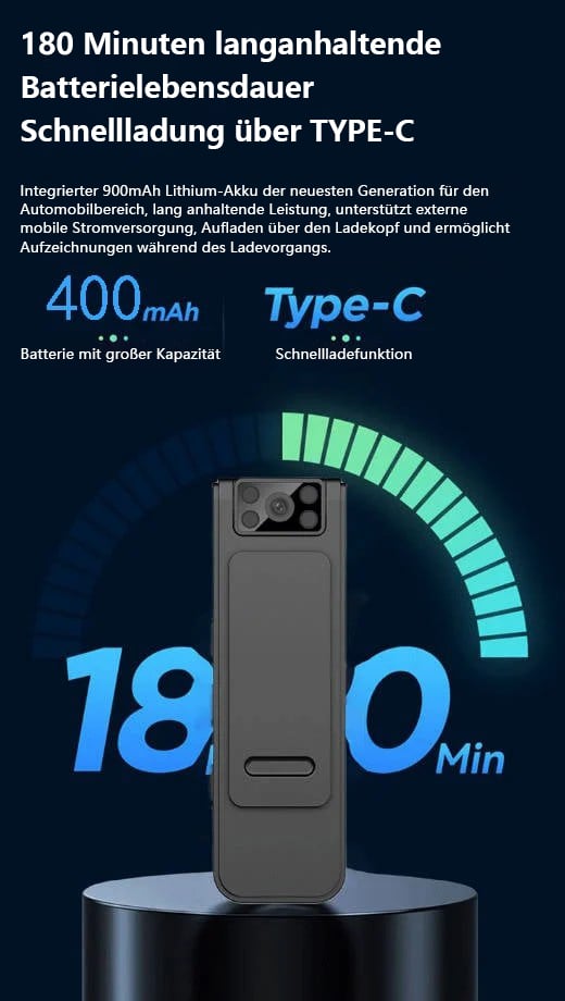 🔥Neue HD 1080P Kamera mit Geräuschreduktion