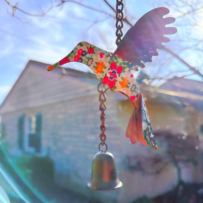 CHATERCY®Floral Hummingbird Multicolor Ornamen | Gift For Friends & Family(Random Color)