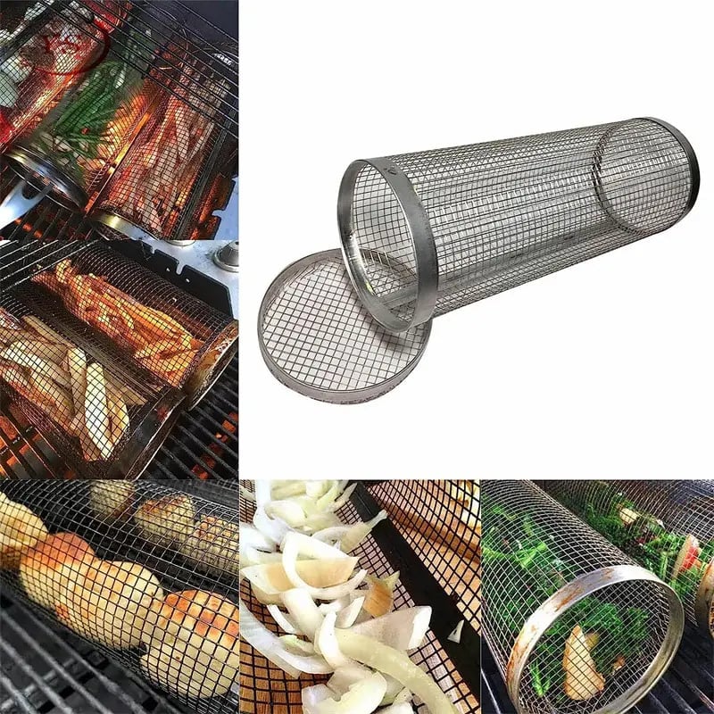 (🎄EARLY CHRISTMAS SALE - 50% OFF) 🎁Rolling Grilling Basket