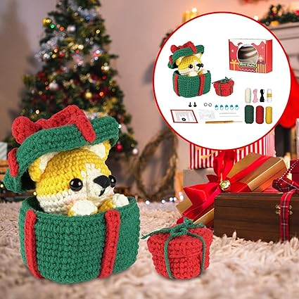 🎄🎅Christmas Presale - 49% OFF - Christmas DIY cute Crochet Kits decoration