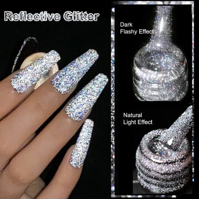 👍2025 New Arrival- 50% OFF - 💥High Density Glitter Nail Gel Polish💅 Buy 3 get 1 free