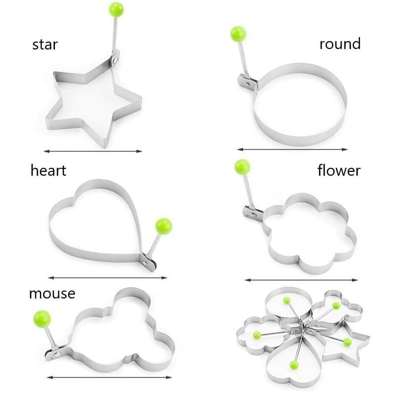 💥Mehr Kaufen Mehr Sparen💥Spiegelei-Formen aus Edelstahl