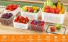💖Mother's Day Sale 49% OFF🔥Household transparent plastic food storage box-Including drain basket💧