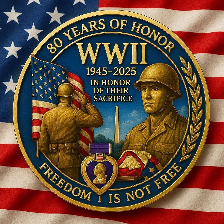 WWII 80th Anniversary Commemorative Coin