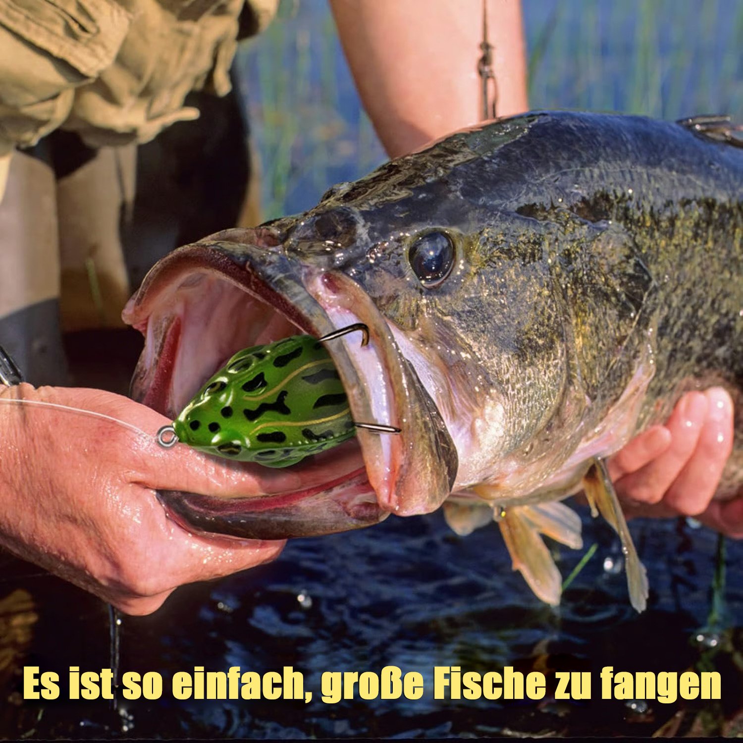 🔥Heißer Verkauf - 49% Rabatt🔥Imitation Frosch Angeln Werkzeug Doppelpropeller Beine