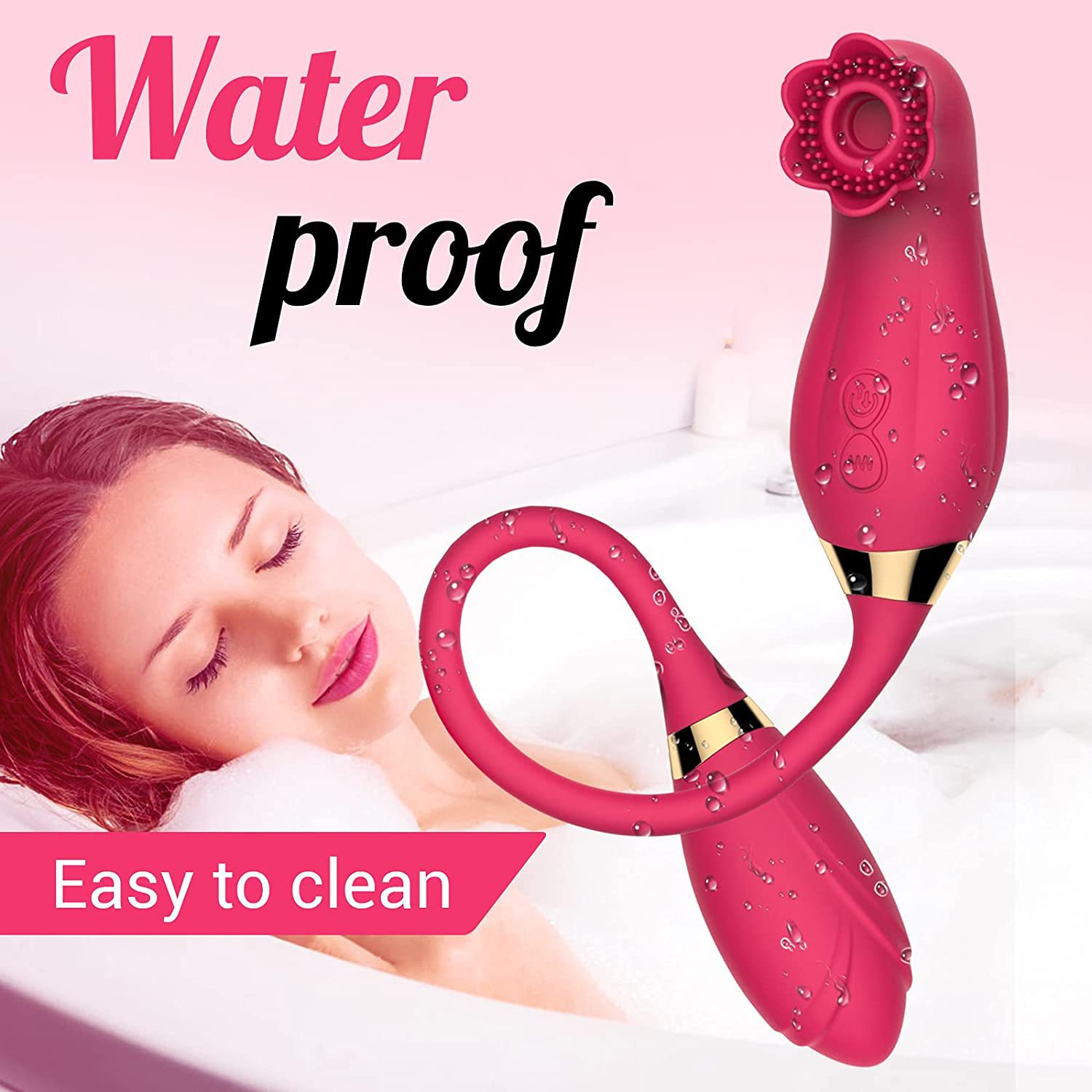 SHEMESIX - Female Clit Masturbation Vibrator - Sucking Vibrating Egg Morning Glory Sex Adult Products