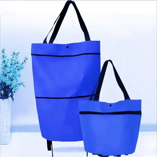 (Last Day Promotion - 49% OFF) 2 In 1 Foldable Shopping Cart(BUY 2 FREE SHIPPING)