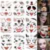 Halloween Prank Makeup Temporary Tattoo(12PC)